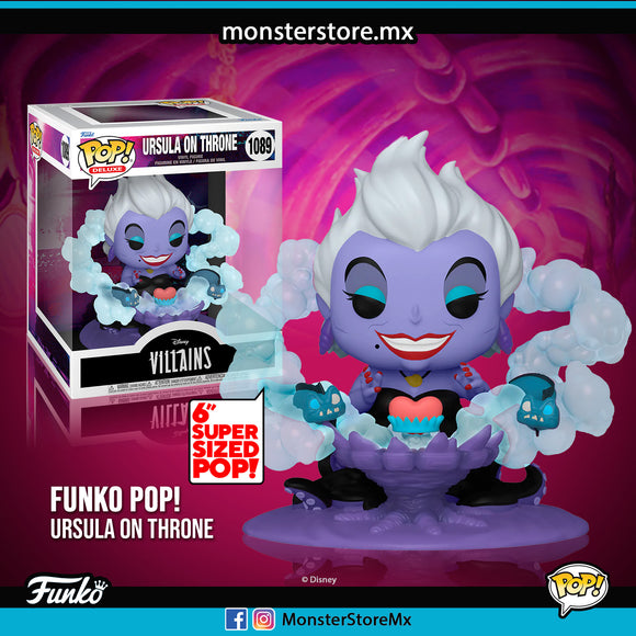 Funko Pop! Deluxe -Ursula On Throne #1089 Disney Villans