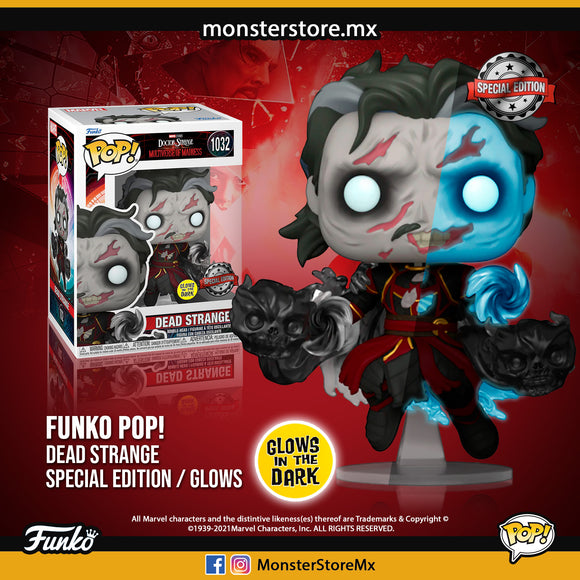 Funko Pop! Movies - Dead Strange #1032 Glows Special Edition Doctor Strange In The Multiverse Of Madness