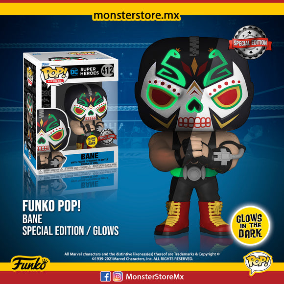 Funko Pop! Heroes - Bane #412 Glows Special Edition