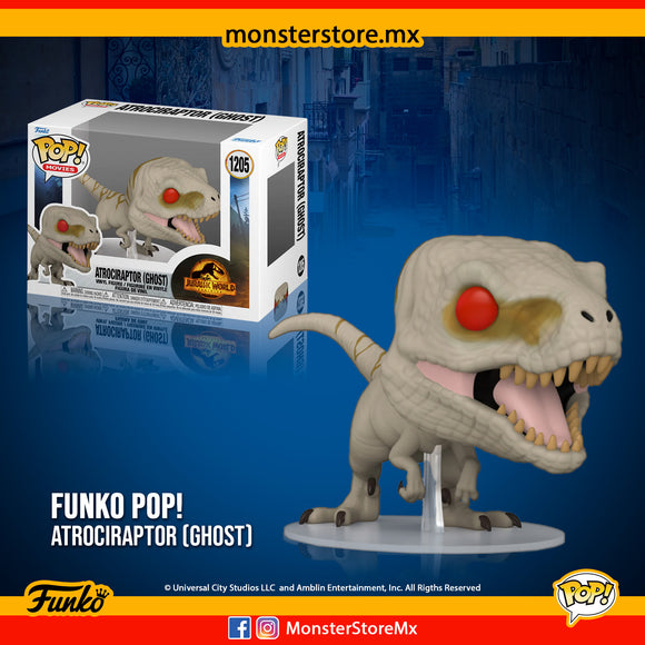 Funko Pop! Movies - Atrociraptor (Ghost) #1205 Jurassic World Dominion