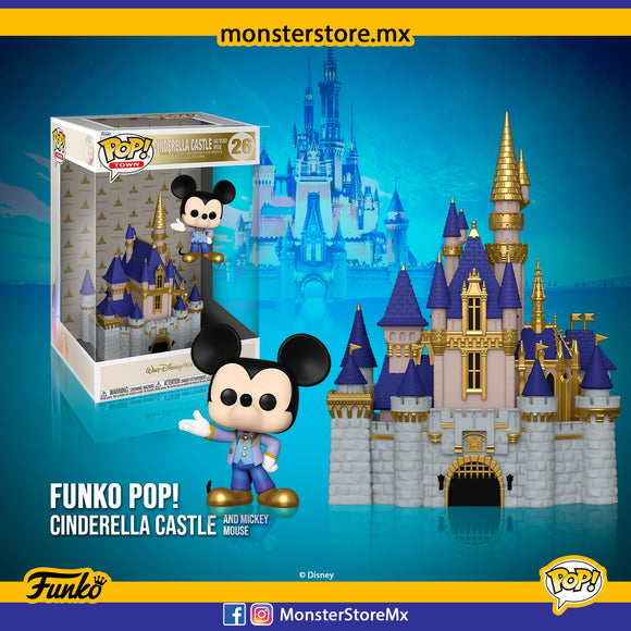 Funko Pop! Town - Cinderella Castle And Mickey Mouse #26 Walt Disney World 50
