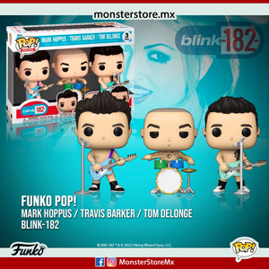 Funko Pop! Rocks - Blink 182 3 Pack Mark Hopus / Travis Barker / Tom Delonge