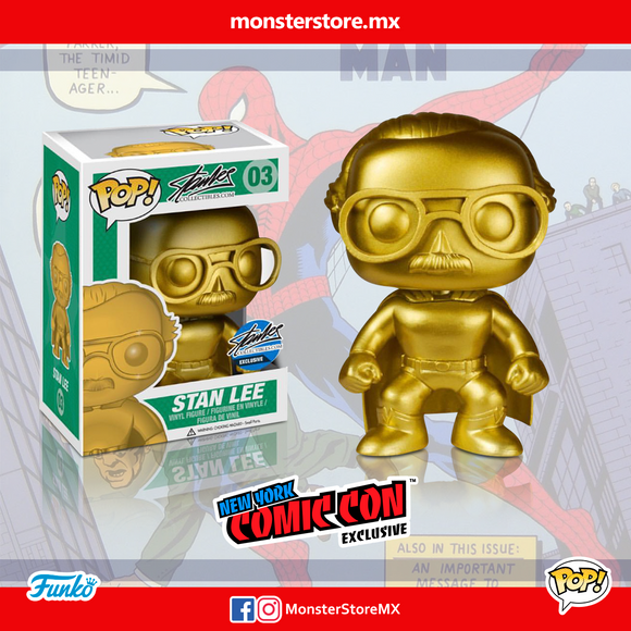 Funko POP ! Stan Lee - Gold NYCC Exclusive